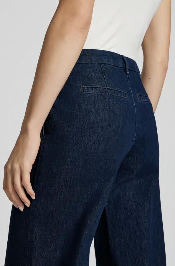 LUISA CERANO wide leg jeans met lyocell-aandeel