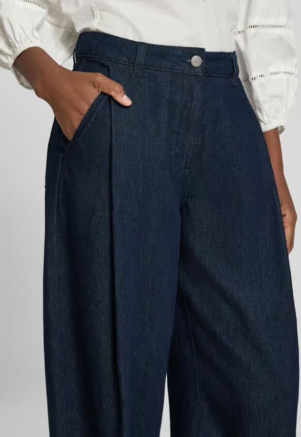 LUISA CERANO Wide leg jeans met steekzakken