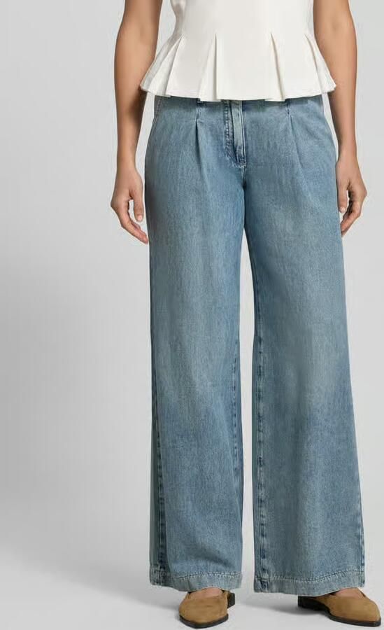 LUISA CERANO Wide leg jeans met steekzakken - Foto 2