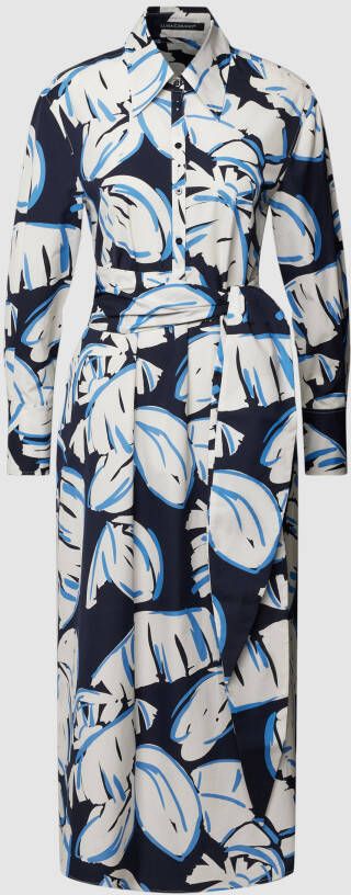 LUISA CERANO Maxi-jurk met strikceintuur