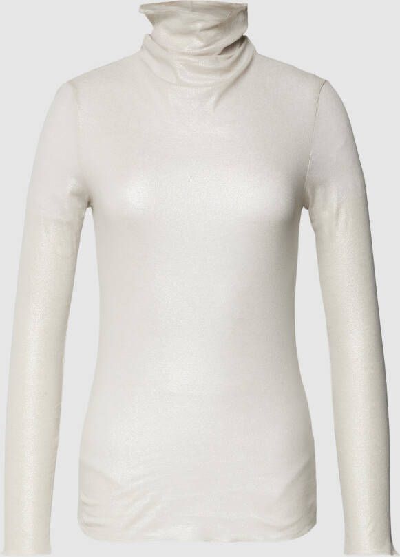 LUISA CERANO Shirt met lange mouwen en col