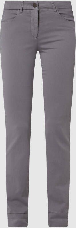 LUISA CERANO Slim-Fit Grijze Broek Grijs Dames
