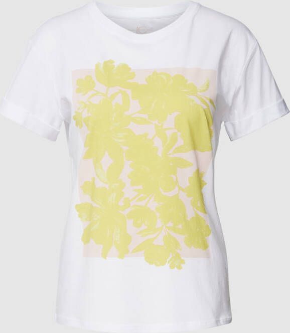 LUISA CERANO T-shirt van katoen met motiefprint