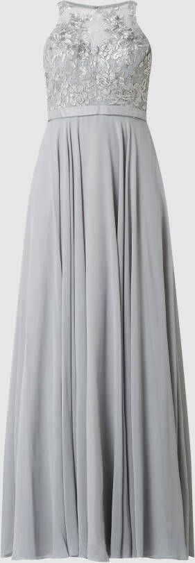 Luxuar Avondjurk van kant en chiffon