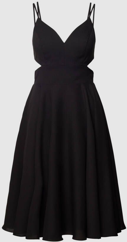 Luxuar Cocktailjurk met cut-out