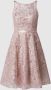 Luxuar Cocktailjurk van organza met borduursels - Thumbnail 2