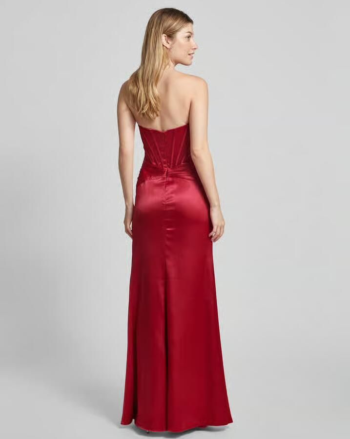 LUXUAR FASHION Avondjurk in design zonder bandjes - Foto 3
