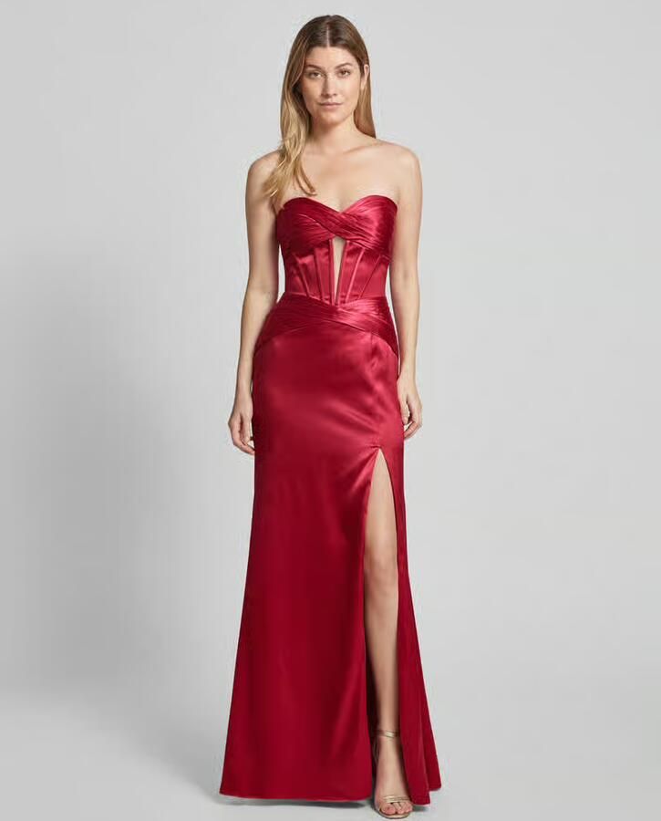 LUXUAR FASHION Avondjurk in design zonder bandjes - Foto 2