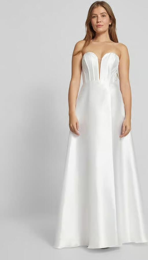 LUXUAR FASHION Avondjurk in design zonder bandjes - Foto 3