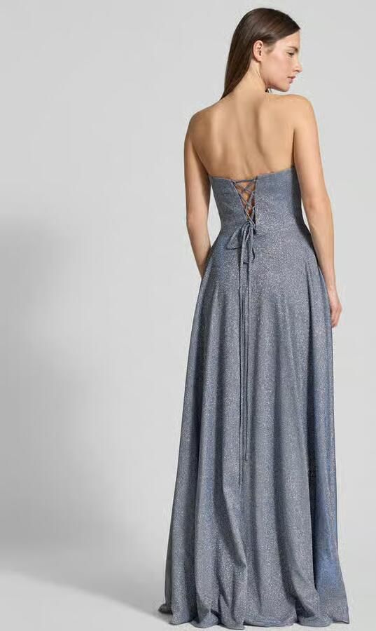 Luxuar Regular fit avondjurk in glitterlook