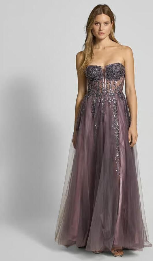 LUXUAR FASHION Avondjurk in off shoulder-look - Foto 3