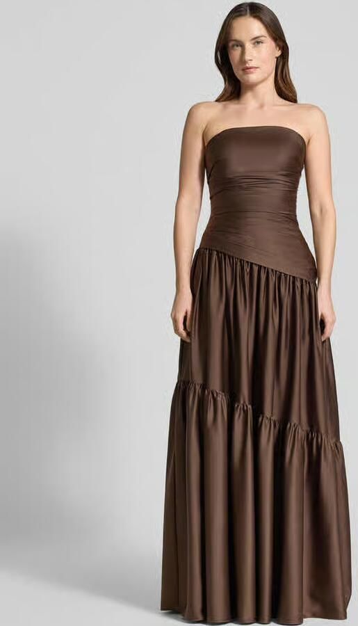 LUXUAR FASHION Avondjurk in plooidetails look - Foto 3