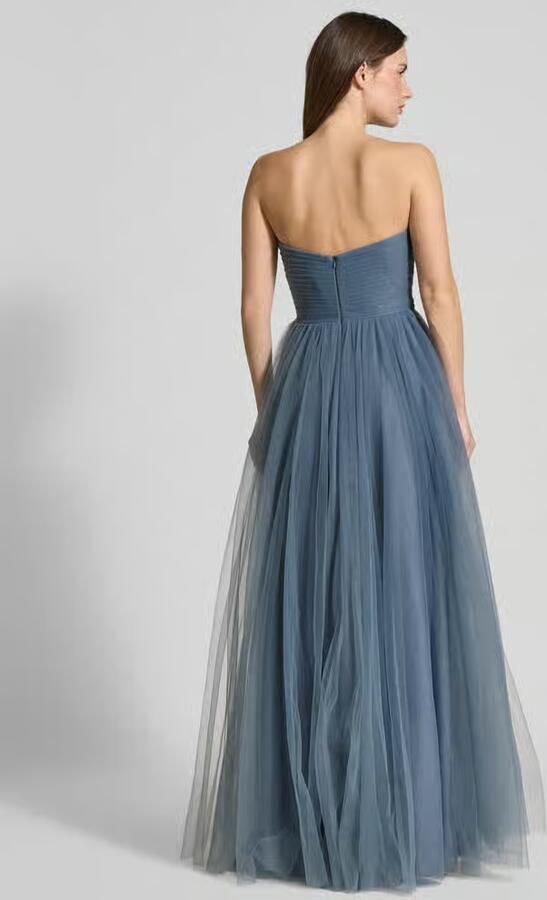 LUXUAR FASHION Avondjurk in semitransparant design