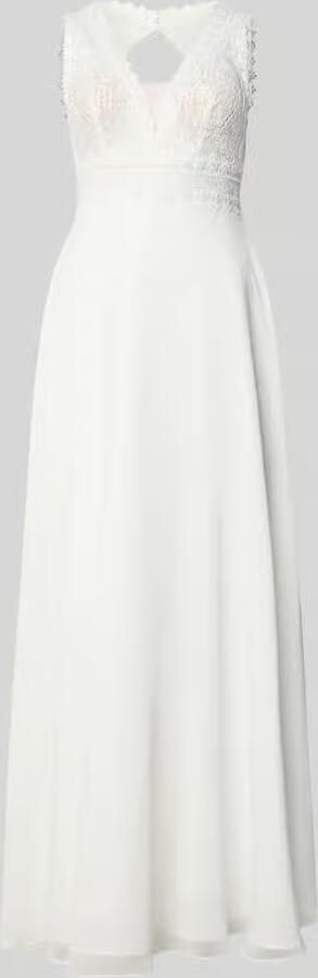 LUXUAR FASHION Avondjurk met bloemrijke stitching - Foto 2