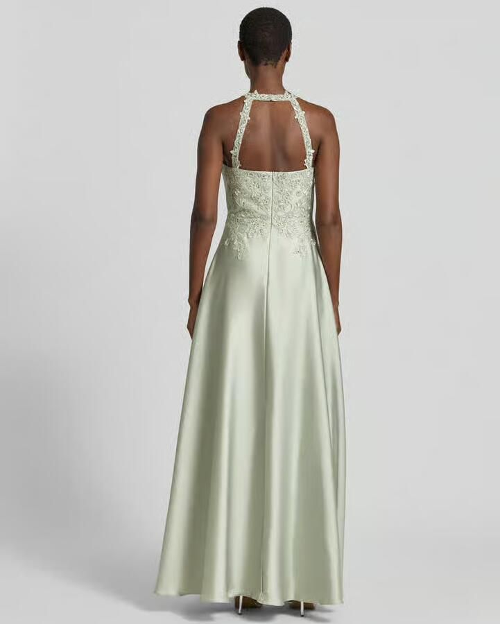 LUXUAR FASHION Avondjurk met bloemrijke stitching - Foto 2