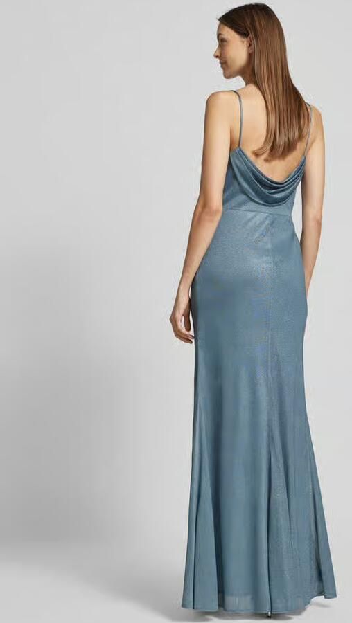 LUXUAR FASHION Avondjurk met cascadehals - Foto 5