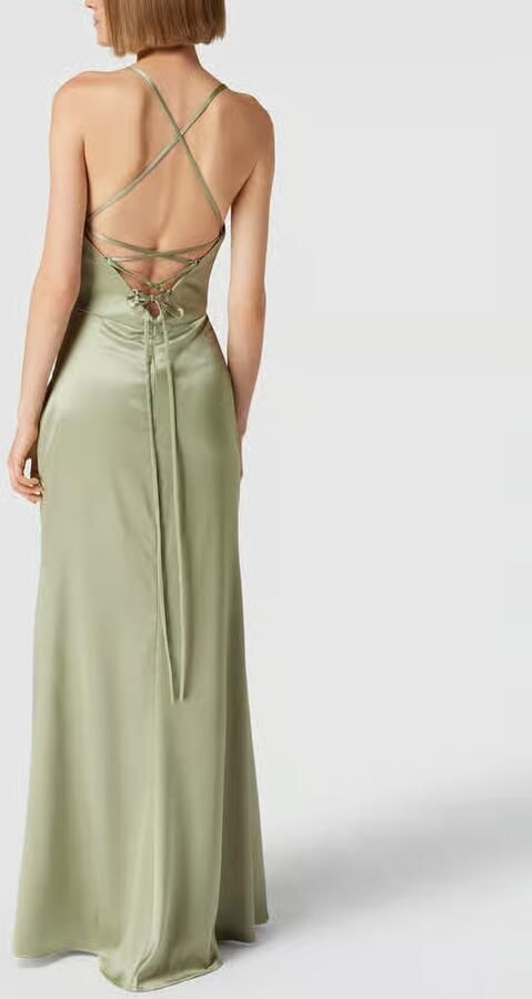 LUXUAR FASHION Avondjurk met cascadehals - Foto 2