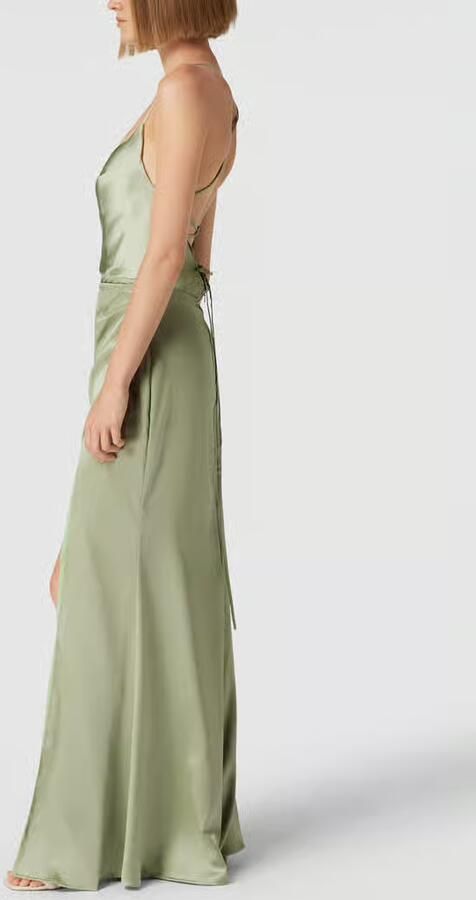 LUXUAR FASHION Avondjurk met cascadehals - Foto 3