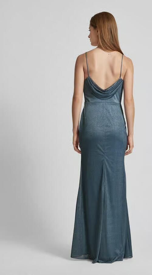 LUXUAR FASHION Avondjurk met cascadehals - Foto 6