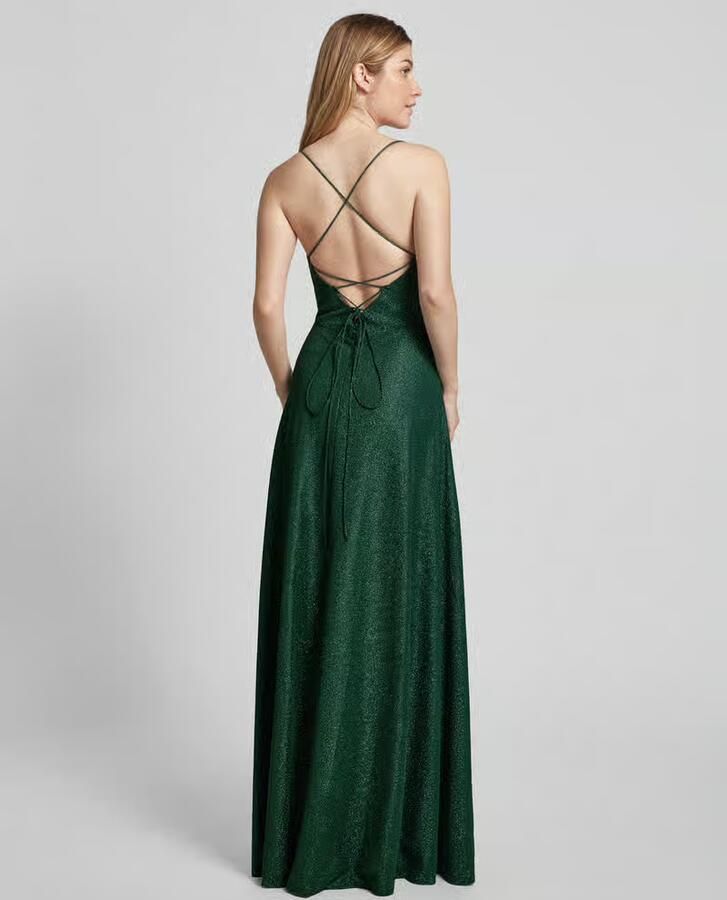 Luxuar Regular fit avondjurk in glitterlook - Foto 2