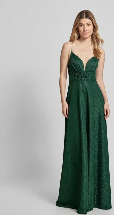 Luxuar Regular fit avondjurk in glitterlook - Foto 5