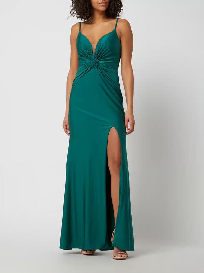 LUXUAR FASHION Avondjurk met hartvormige hals - Foto 2