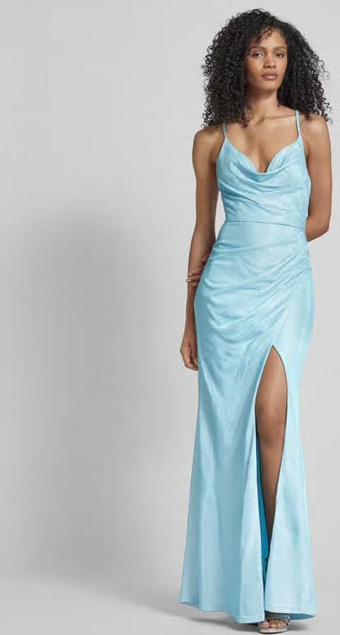 LUXUAR FASHION Avondjurk met effectgaren - Foto 3