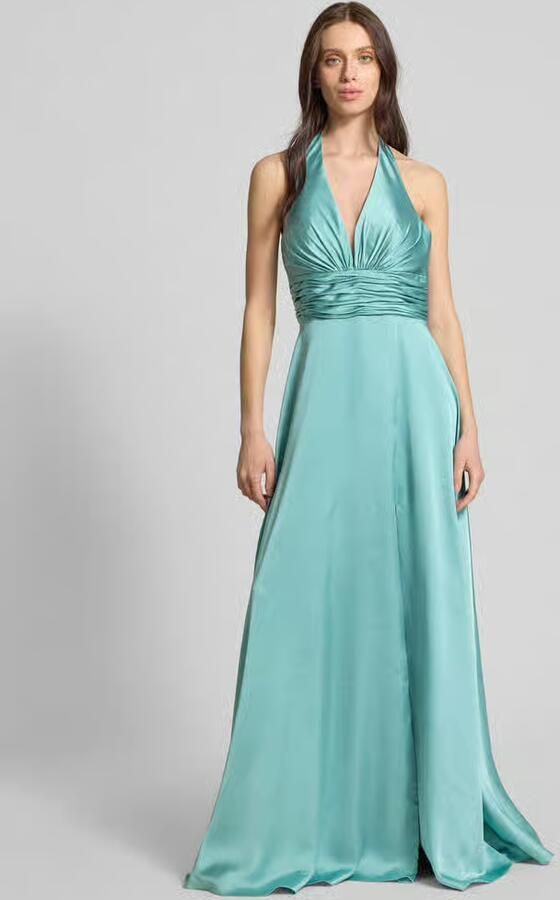 LUXUAR FASHION Avondjurk met halter - Foto 3