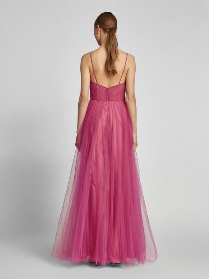 LUXUAR FASHION Avondjurk met hartvormige hals - Foto 2