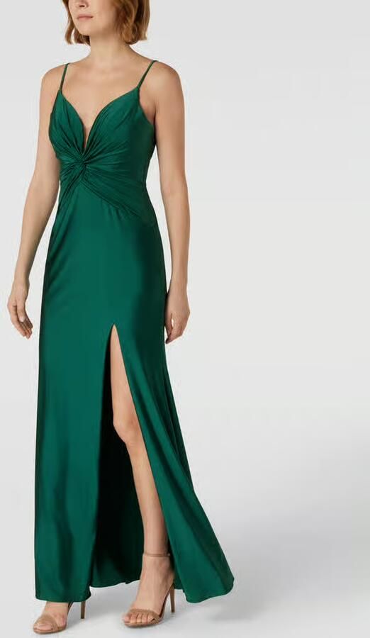 LUXUAR FASHION Avondjurk met hartvormige hals - Foto 3