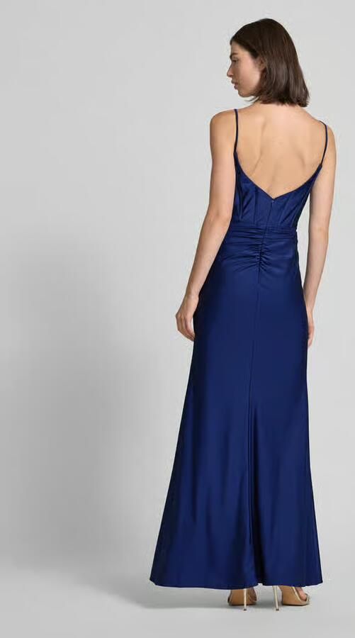 LUXUAR FASHION Avondjurk met hartvormige hals - Foto 3
