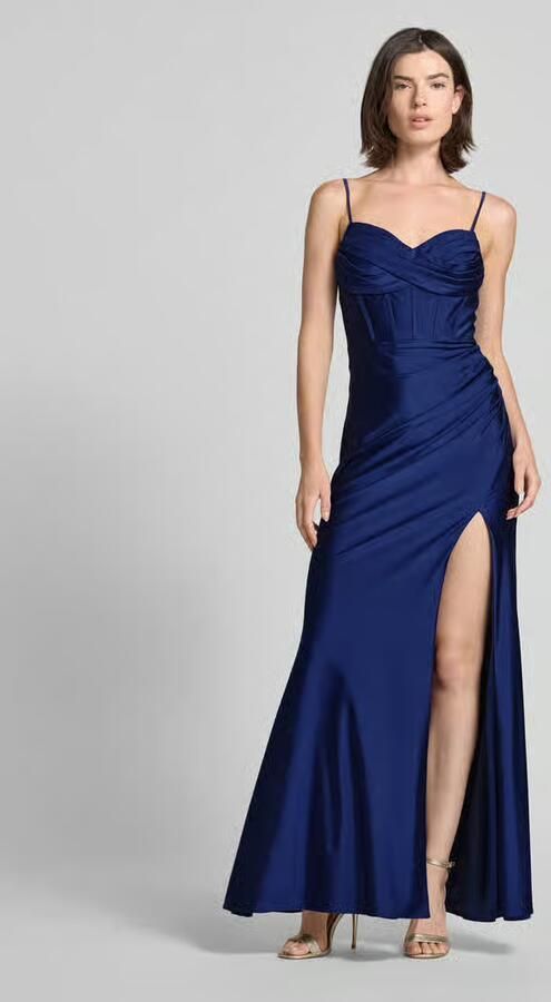 LUXUAR FASHION Avondjurk met hartvormige hals - Foto 4