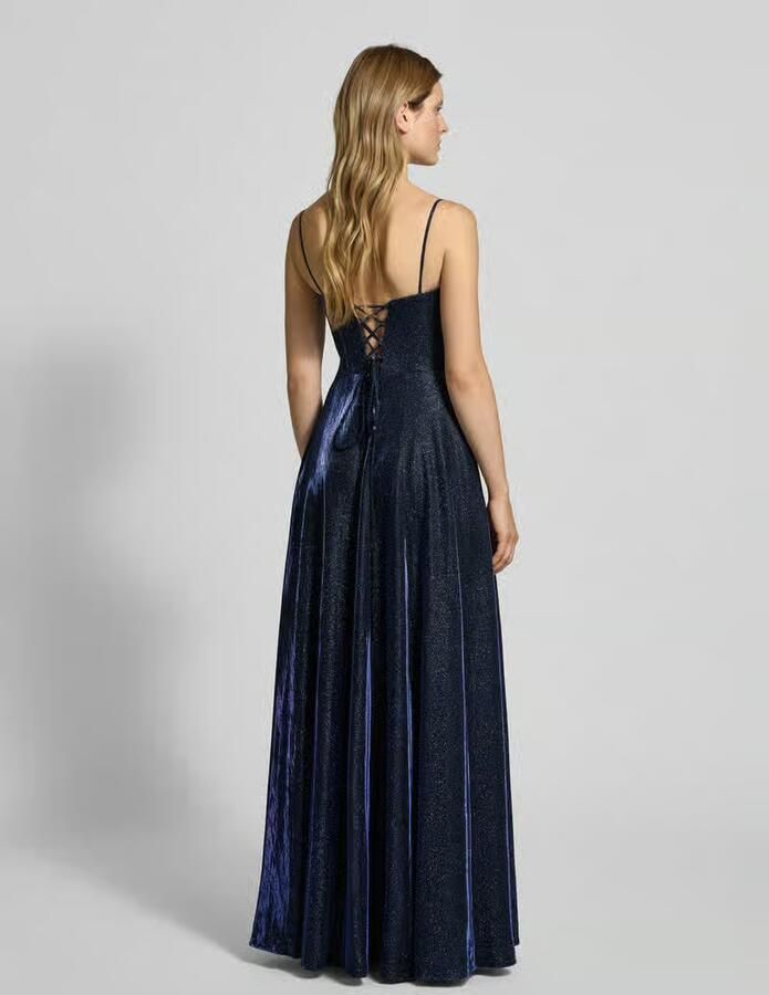 LUXUAR FASHION Avondjurk met hartvormige hals
