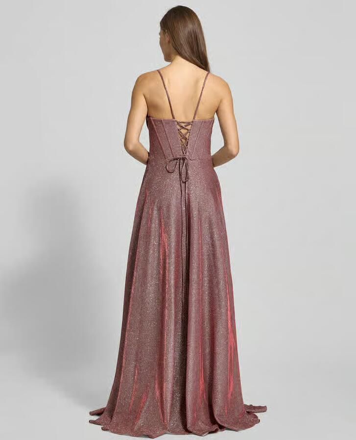 LUXUAR FASHION Avondjurk met hartvormige hals - Foto 2