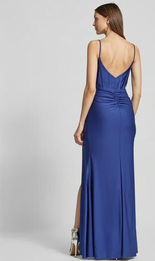 LUXUAR FASHION Avondjurk met hartvormige hals - Foto 4