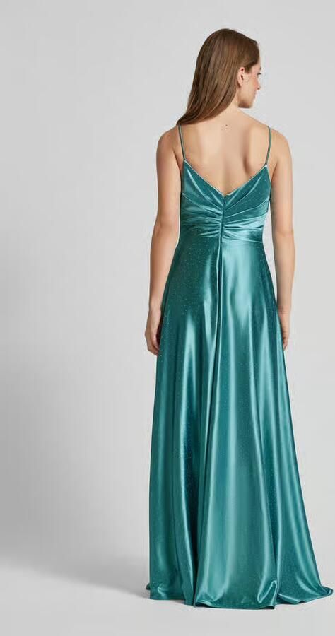 LUXUAR FASHION Avondjurk met hartvormige hals - Foto 3