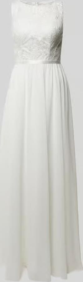 LUXUAR FASHION Bruidjurk met kant en tailleband - Foto 4