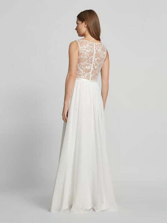 LUXUAR FASHION Bruidjurk met kant en tailleband - Foto 5