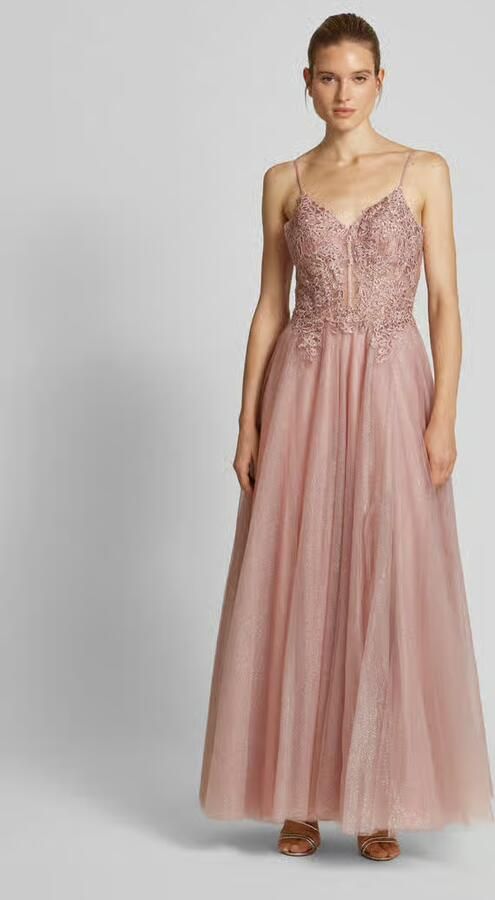 LUXUAR FASHION Avondjurk met kant - Foto 3