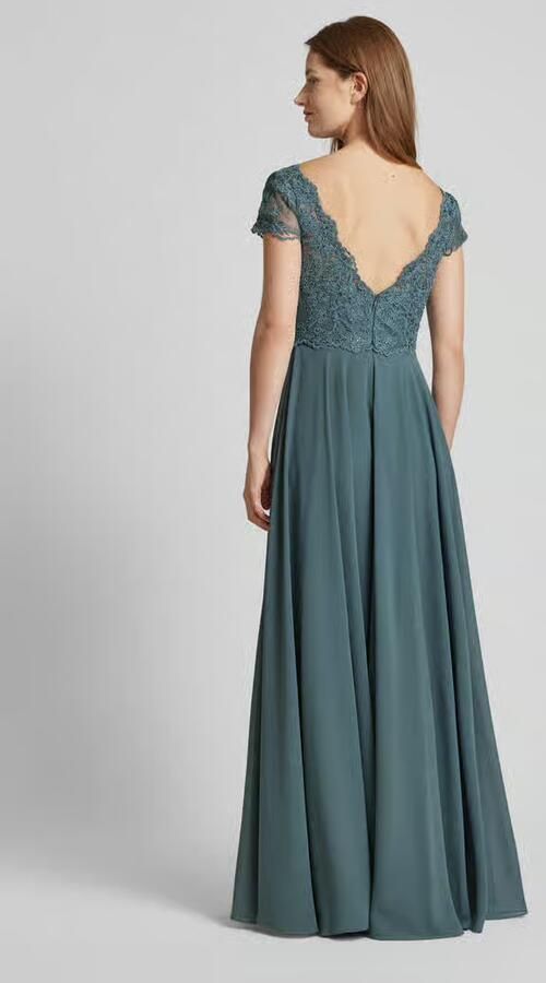 LUXUAR FASHION Avondjurk met kant - Foto 2