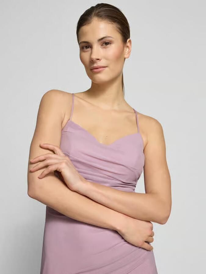 LUXUAR FASHION Avondjurk met loopsplit