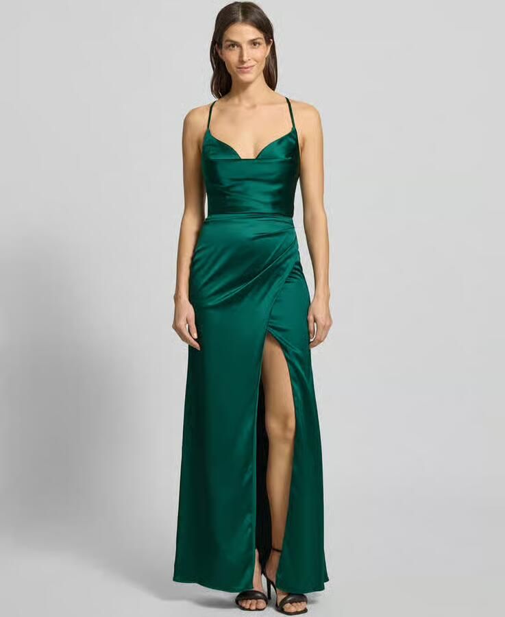 LUXUAR FASHION Avondjurk met loopsplit - Foto 2