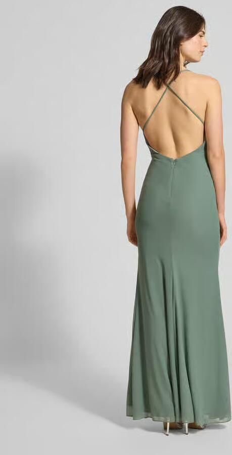 LUXUAR FASHION Avondjurk met loopsplit