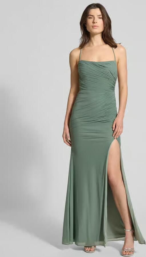 LUXUAR FASHION Avondjurk met loopsplit - Foto 3
