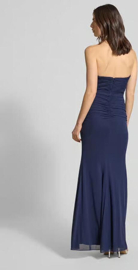 Luxuar Regular fit avondjurk met loopsplit