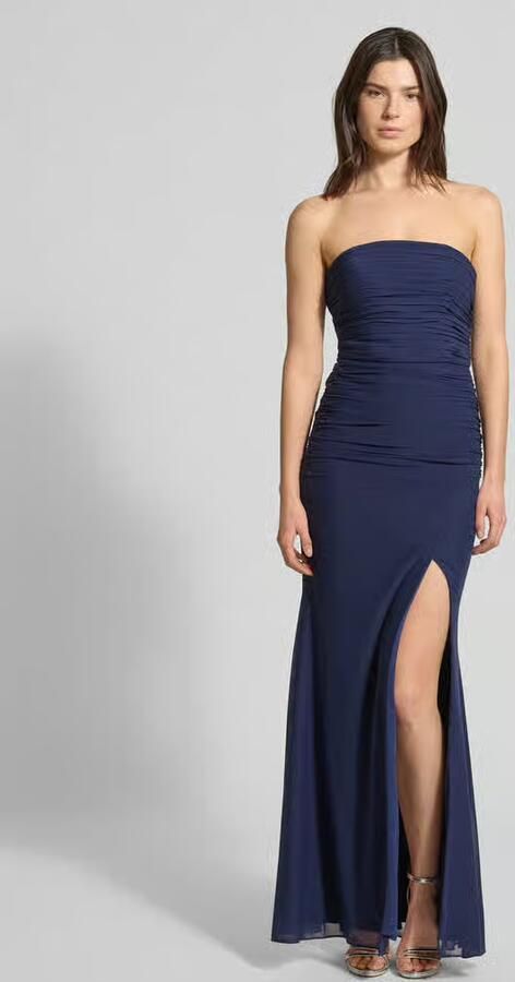 Luxuar Regular fit avondjurk met loopsplit - Foto 3