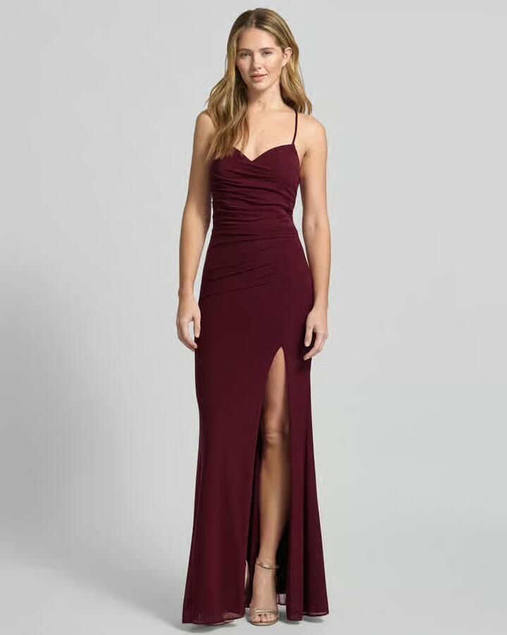 LUXUAR FASHION Avondjurk met loopsplit - Foto 2