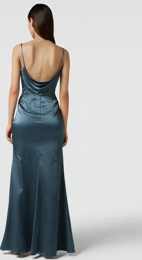 LUXUAR FASHION Avondjurk met loopsplit - Foto 3