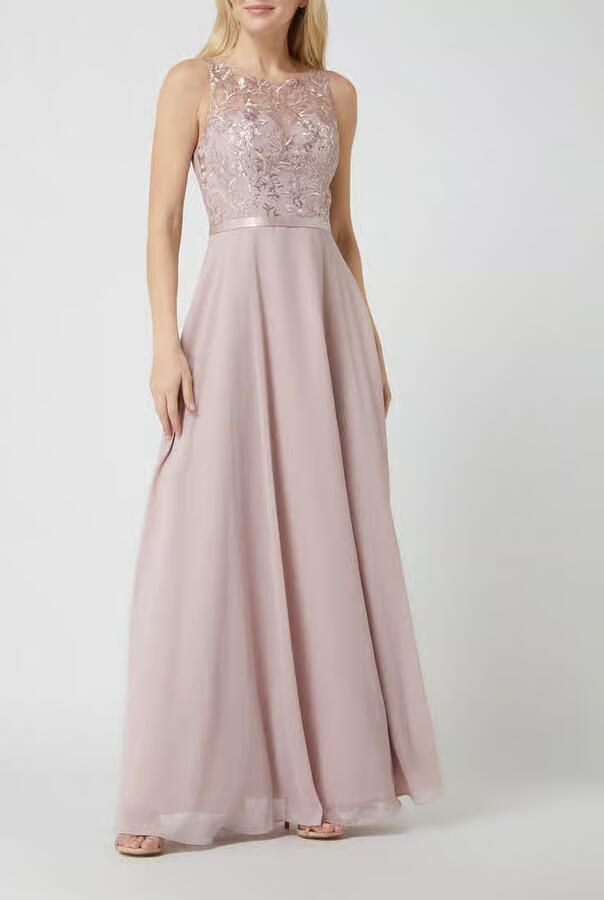 LUXUAR FASHION Avondjurk met pailletten - Foto 3