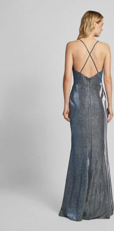LUXUAR FASHION Avondjurk met cascadehals - Foto 5